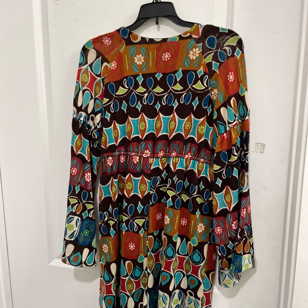 Judith March Multicolor Patterned Midi Dress - image 2